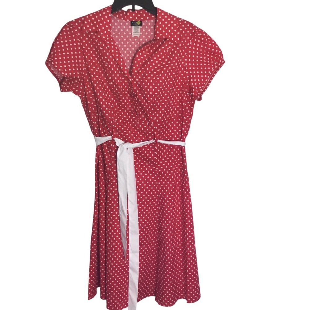 Cosplay Petals USA Red Polka Dot Dress size 1XL Dress Halloween Cosplay Casual